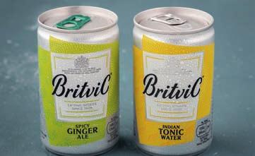 00 Britvic Mixers 150ml Tonic water or ginger ale MORE HOPS FOR MORE