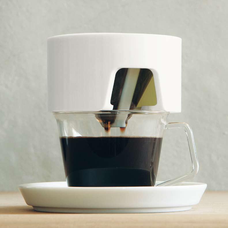 new COLUMN coffee dripper & mug white [dripper]φ98 x H70mm [cup]φ84 x H87 x W112mm/300ml 22846 new COLUMN coffee dripper & mug red 22847 new COLUMN