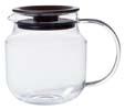 ONE TOUCH TEAPOT For Quick & Easy Teatime This is a strainer less teapot which can brew up tea simply and flavorfully.