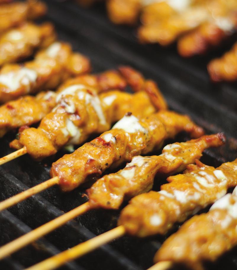 Freshly Grilled Satay Executive Chef Chua Yew Hock Atrium BBQ Dinner Buffet Ever had the craving for some good ol barbecue?