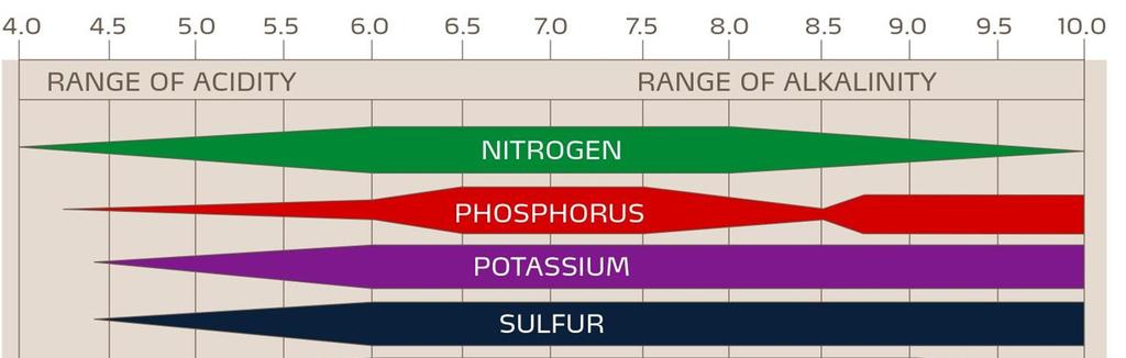Soil ph and nutrient availability Soil ph in