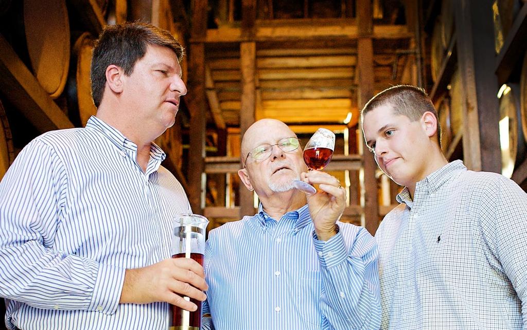 three generations working together When Lincoln came out of retirement to create Angel s Envy, it was to collaborate with his son, Wes, on a bourbon finished in port wine barrels.