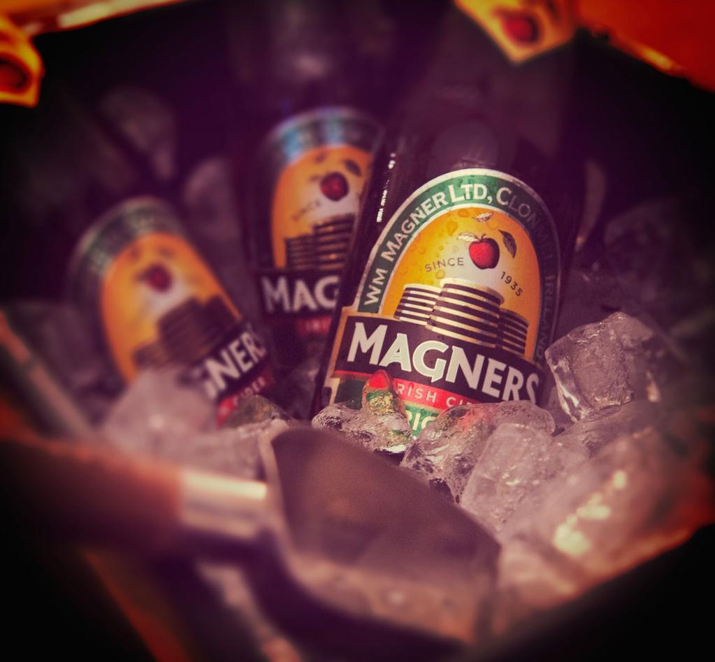 CIDER PACKAGED APPLE At Magners the majority of our apples are sourced from our own orchards, located in close proximity to the cidery outside our hometown of Clonmel.
