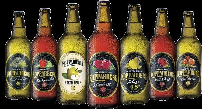 The brewery is the home of our uniquely refreshing cider. A Swedish fruit pioneer, Kopparberg is exported to the UK and can be found in bars and pubs across the country.