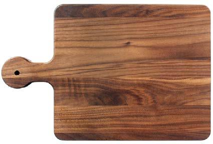 CUTTING BOARDS CUTTING BOARD WITH ROUNDED EDGES & JUICE GROOVE Model number: 056 11 X 17 X ¾