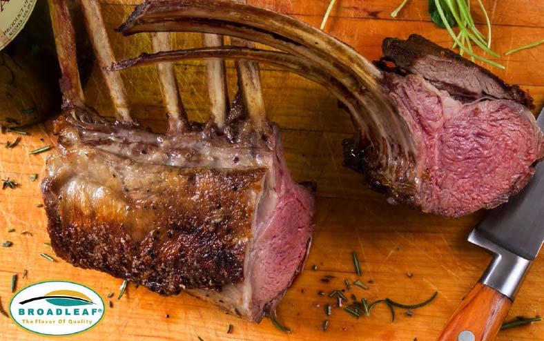 Broadleaf Inc. (USA) November 1st - November 30th, 2018 23 Code Item FZN MAUI NUI AXIS VENISON ***average case weights subject to change*** 89200 Frenched 8 Rib Rack, 18lb avg.