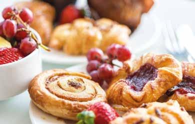 50 Main suite hire for the day A breakfast snack on arrival, choice of one of the following; bacon rolls, pastries, savoury filled croissants, fresh fruit platter Additional fresh fruit salad 2