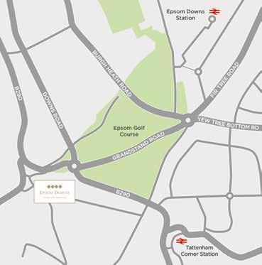 If you are using satellite navigation, please key in the postcode KT18 5LQ. PARKING There is plenty of on-site car parking available for all events held at Epsom Downs Racecourse.
