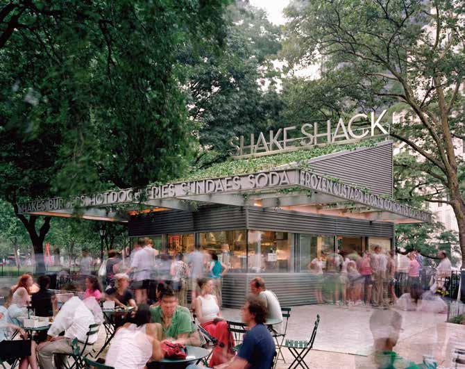 Shake Shack is a critically acclaimed, modern day roadside burger stand known for its 100% all-natural Angus beef burgers, griddled-crisp flat-top dogs, fresh-made frozen custard,