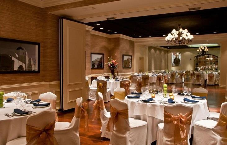 Rental Charge: $75 Bartender Fee Guest Capacity: 100 Banquet Room 1 Our most popular room choice to accommodate a