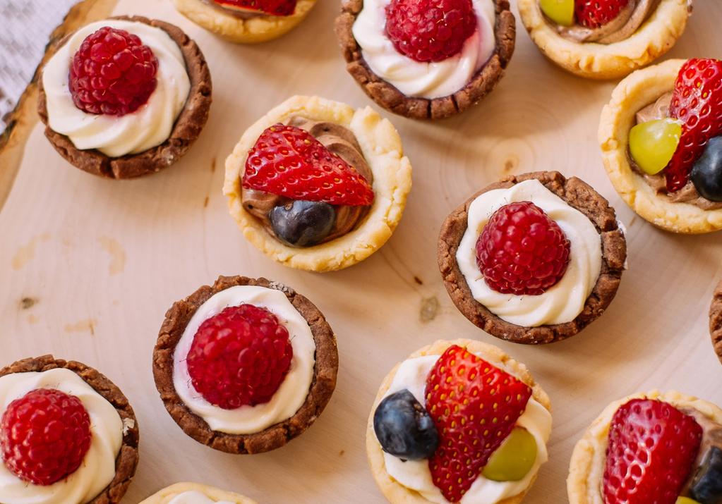 FEATURED RECIPE: Sugar Cookie Canapes Turn small cookies upside down, top with a