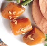 Glazed Yams With Almonds Royal Prince Whole Yams bake in a lustrous brown sugar butter sauce, finished with elegant almond slices. Royal Prince Whole Yams* 4 lbs. 9 oz. (1 #10 can) 13 lbs. 8 oz.
