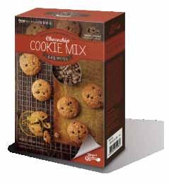 32 Baking trays Chocochip Muffin Mix A0010019 EAN Code : 8809303754861 Weight(g) : 360g Contents : 1300g Muffin mix 260g Chocolate chips 312 Baking cups Red Velvet Muffin Mix F2AM0020