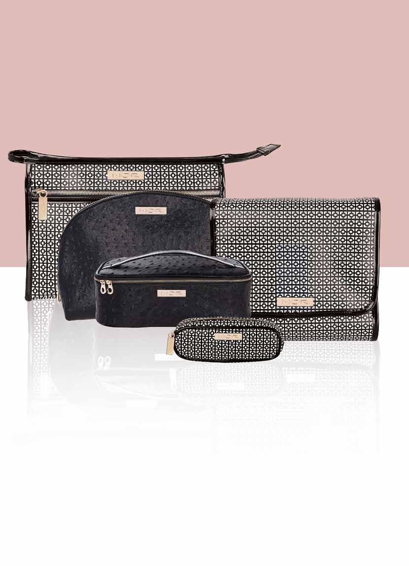 DESTINATION Travel in style. Stow away your beauty favourites with MOR s luxurious cosmetic cases.