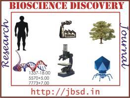 Bioscience Discovery, 8(1):01-05, Jan. - 2017 RUT Printer and Publisher Print & Online, Open Access, Research Journal Available on http://jbsd.