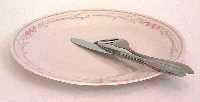 Silverware should be at the 5:00 position with the tines down to indicate you have finished End of the meal Leave your