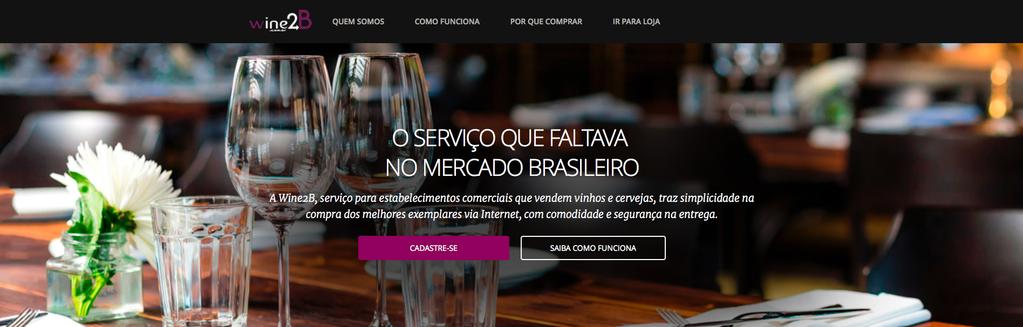 Results Key Features Since launching on Elastic Path in November 2008, Wine.com.br has seen sales skyrocket. By 2013, annual sales reached US$58.