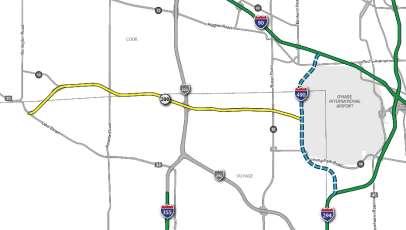 Elgin O Hare Western Access Project First segment of Illinois Route 390 Tollway opened July 5, 2016 Eastern segment opens November 1,