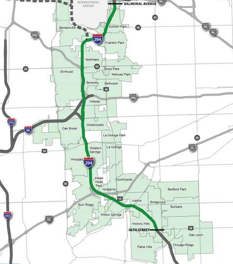 Central Tri-State Project 95th Street to Balmoral Avenue Board approved expanded plan April 2017