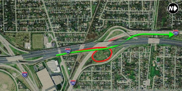 Proposed Concept Solution I-294/I-88 to I-290