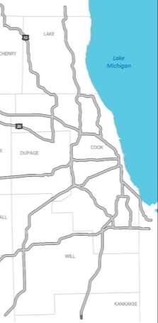 1960s To 1970s: Roadways Spawned 1960 Kennedy Expressway (I-90) completed from I-294 to downtown Chicago 1960 Congress Expressway (I-290) fully completed from I-294 to downtown Chicago 1964 Stevenson