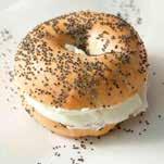 Bagels Smoked salmon, cream cheese and capers Turkey,