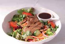 and lemon juice Thai Beef Salad with tomato, Spanish onion and tender beef pieces Tuna Salad with fresh
