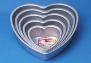 HRT083 Heart Cake Pan 8 x3 HRT103 Heart Cake Pan 10 x3 HRT123 Heart Cake Pan 12
