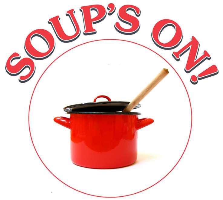 Come out to sample soups from your fellow members. You be the judge and vote on your favorite soup!