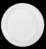 ROUND PLASTIC DINNERWARE BPAfree WHITE High Count 12150 10 Plastic Plate, White