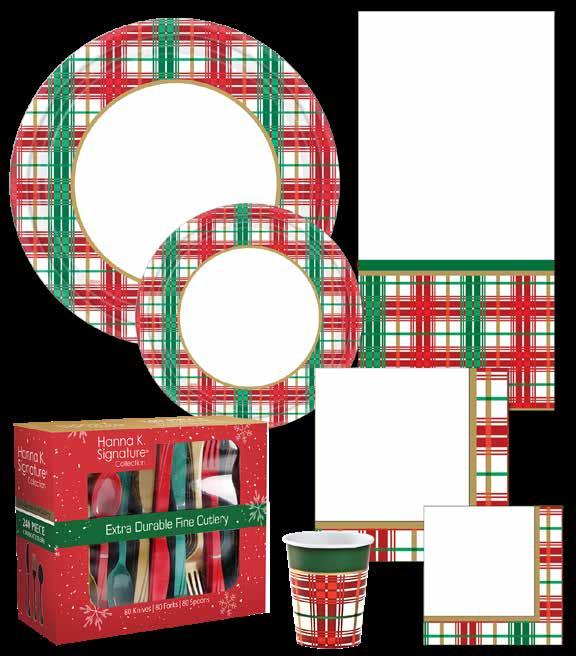 ROUND PAPER ENSEMBLES & OCCASIONS CHRISTMAS PLAID 99110 10 Round Plate Case/ 36 Unit/ 8 99112 10 Round Plate Case/ 36 Unit/ 18 99170 7 Round Plate Case/ 36 Unit/ 16 99174 7 Round Plate Case/ 36 Unit/