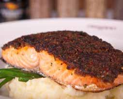 00 Mixed wild rice risotto topped with balsamic glazed salmon fillets ريزوتو باألرز مع سلمون ريزوتو األرز الربي