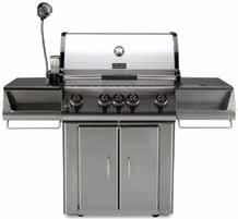 Model 422 522 Colors Stainless Steel Stainless Steel ** Performance Signature FlavorSeal System EasyFlame Ignition System Main Burners 4 (304 True Stainless Steel) 5 (304 True Stainless Steel) Main