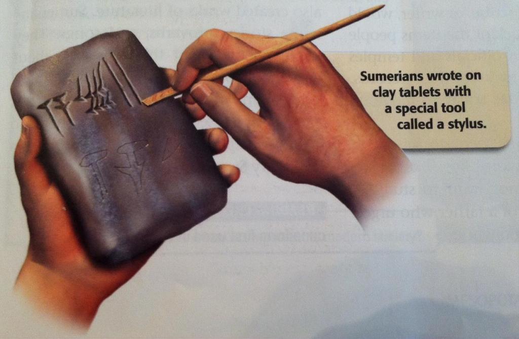 The Invention of Writing Sumerians made one of the greatest advances in history. They developed cuneiform.