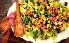 Classic Chopped Salad This salad is filled with tender roasted veggies and crunchy fresh lettuce. These foods are fresh and fiber-filled exactly the kind of meal that defines clean eating.