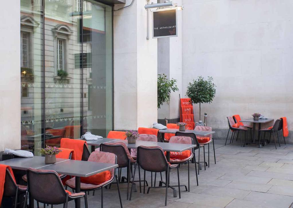 LOCATION The Anthologist is conveniently located within short walking distance of two Underground stations St.