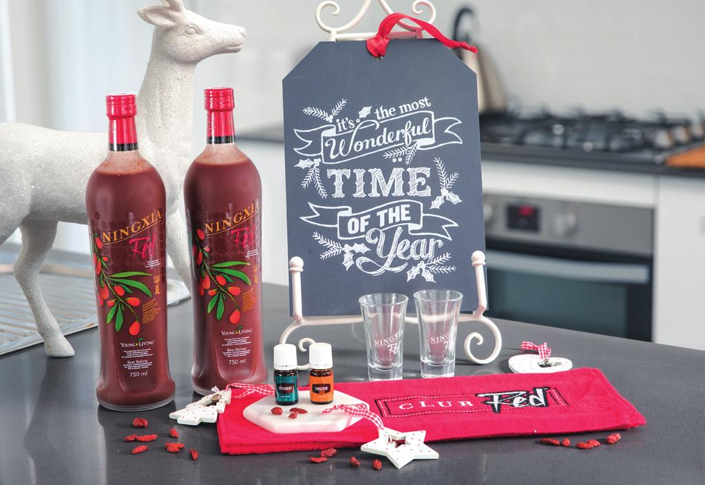 HOLIDAY CHEER NINGXIA SET Add delicious and nutritious NingXia Red to your festive gathering!