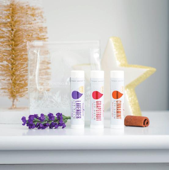 LIP BALM TRIO Naughty or nice? Try this popular trio for sweet and soothing lip protection for everyone on your list!