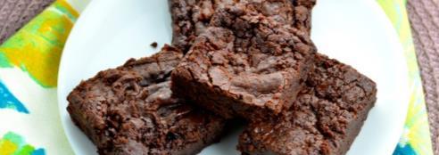 Chocolate Brownies -0.15 LB pure chocolate (in pieces) -0.15 LB unsalted butter, chopped -1 large egg lightly beaten -0.1 LB brown sugar -½ teaspoon vanilla extract -0.1 LB self raising flour -0.