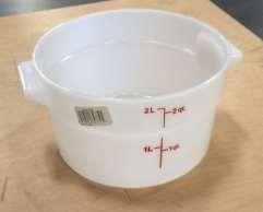 CONTAINER STORAGE CLR ROUND 2 QT (CMS# 4505) Suggested Uses: Used to store liquids such as