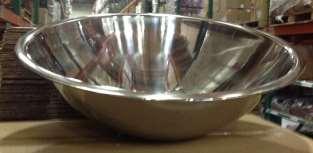 MIXING BOWL 13 QUARTS (CMS# 4077) Suggested Uses: Used to mix and/or fold food
