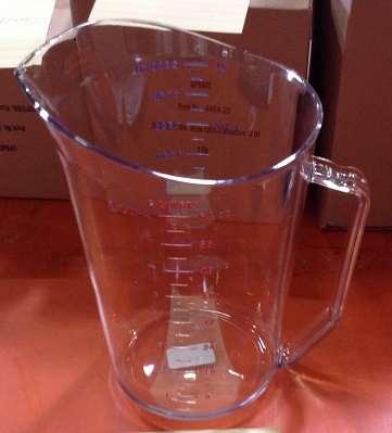 MEASURING CUP- 2 QUARTS (CMS# 4098) Suggested Uses: Used to measure the volume of liquids such as water,