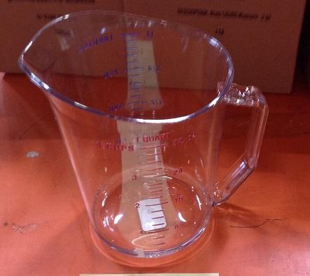 MEASURING CUP- 2 QUARTS (CMS# 4098) Suggested Uses: Used to measure the volume of   MEASURING
