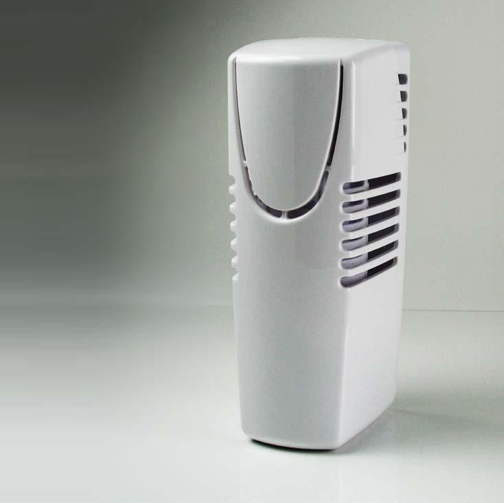 What is V-Air? The V-Air odour control system provides up to 60 days fragrance in a completely environmentally friendly manner, operating without the use of batteries or harmful propellants.