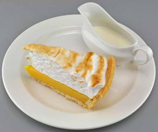 Lemon Meringue Pie You ll need: Starter Plate & Sauceboat Lemon Meringue Pie UHT Whipping Cream 1 Each 50g 1.