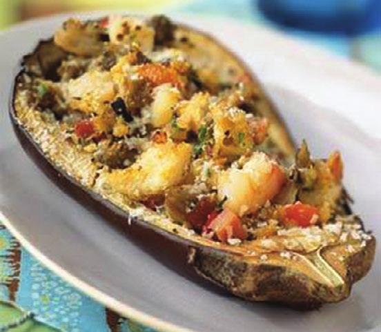 5 THE GUMBO POT LOUISIANA SEAFOOD STUFFED EGGPLANT Recipe courtesy of Louisiana Kitchen & Culture. For more recipes or to subscribe to the magazine or free newsletter, visit http://louisiana.
