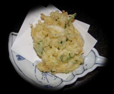 焼物 (Yaki-mono):a broiled or grilled dish 太刀魚富貴味噌焼 (Tachiwuo fukimiso- yaki) Grilled Largehead hairtail, butterbur flavored soybean paste on it.