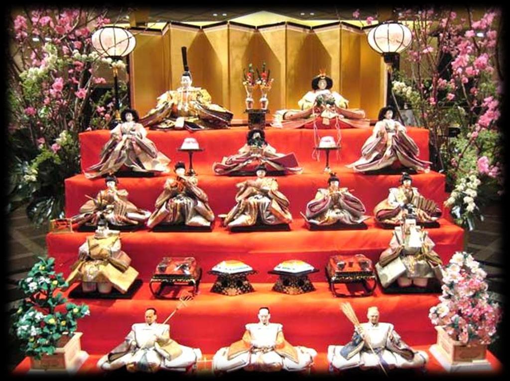 Typical decoration of dolls (Hina-dan) *Each notation A, B, C or D corresponds the notation shown in the Zensai menu C C