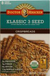 Dr. Kracker Organic Flatbreads REGULAR $4.95 SALE $3.69 Seeds and whole grains are packed with vitality, protein, fiber and essential fatty acids.