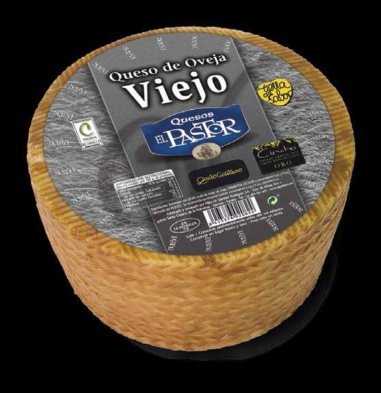SHEEP EL PASTOR Reserva (9 months) Wheel 3 Kg ORO Reserva (aged) ewe s milk is elaborated with ewe s raw milk and aged for nine months, which confers the cheese a strong flavour and occasional eyes.
